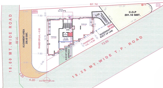 Master Plan of United Burj in Rander, Surat - Image 71160