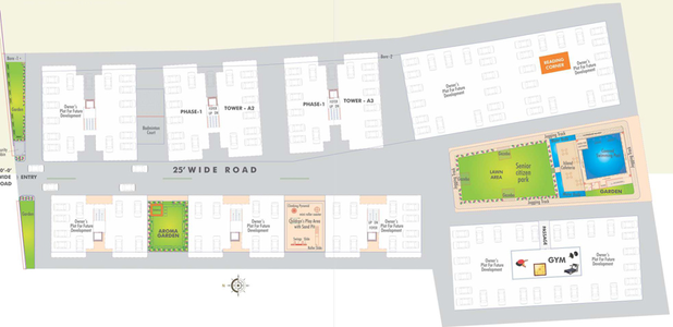 Master Plan of Othello Valencia Courtyard in Vadsar Road, Vadodara - Image 71114