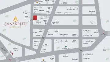Location of Shreenathji Sanskruti Residency - Image 71441
