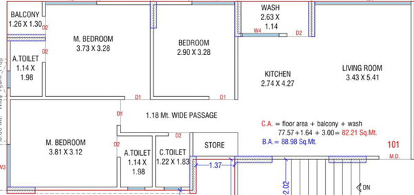 3 BHK Flat in Khushi Nilkanth Luxuria in Variav, Surat - Image 588123