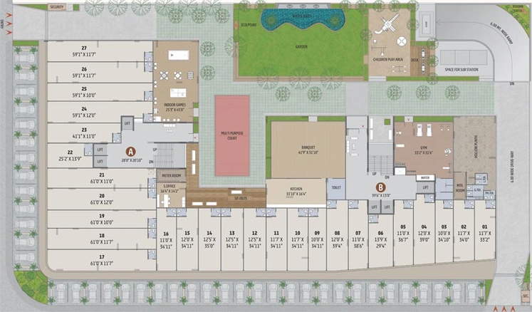 Master Plan of HR Eliseo in Shela, Ahmedabad - Image 69950