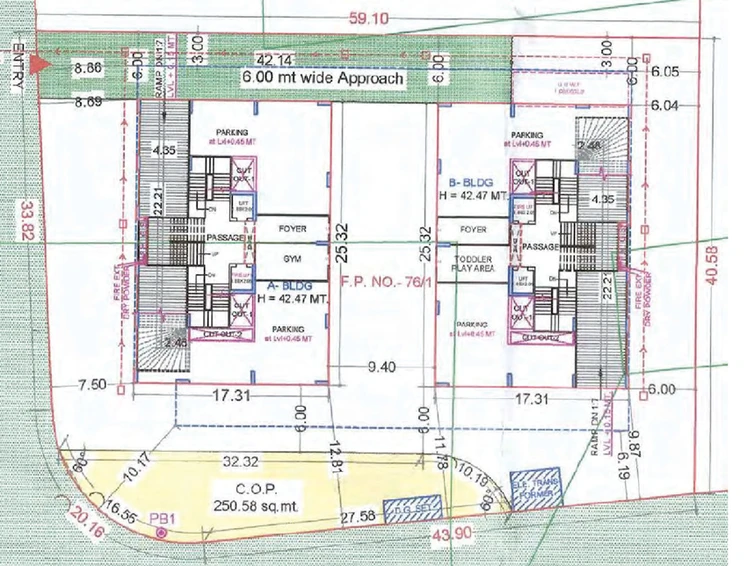 Master Plan of Raghuvir Sierra in Vesu, Surat - Image 71599