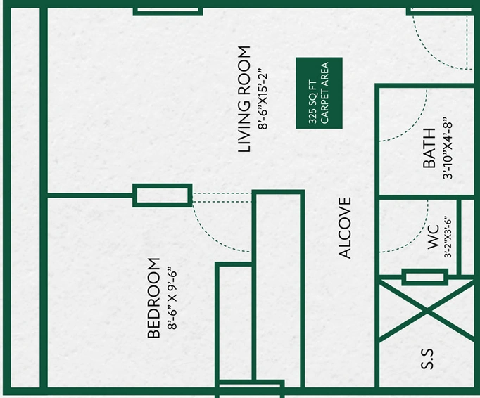 1 BHK Flat in Mahakali Hills in Andheri East, Mumbai - Image 446511