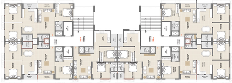 Floor Plan of Shivanta Luxuria in Parvat Gam, Surat - Image 71198