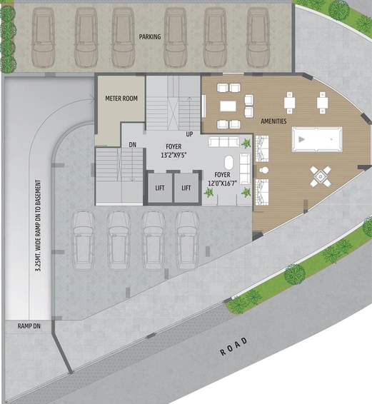 Master Plan of HR Erica in Paldi, Ahmedabad - Image 72147