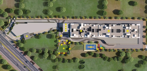 Master Plan of Yashada Vantage 21 in Pimple Saudagar, Pune - Image 9499