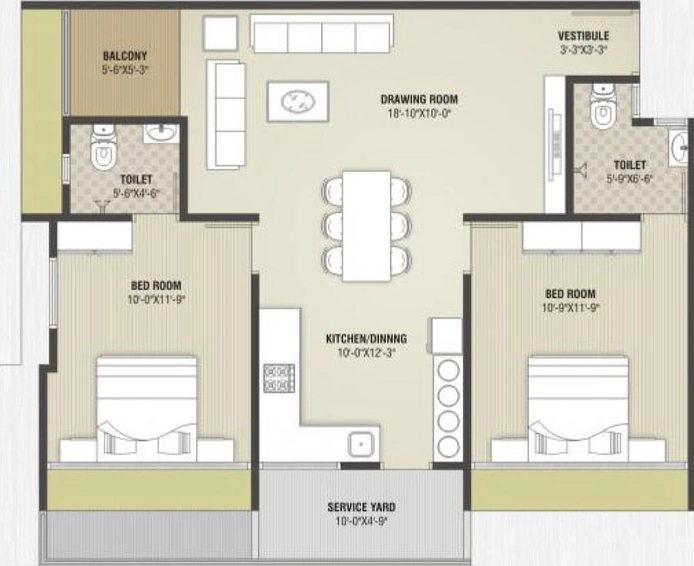 2 BHK Flat in SP Annexe in Paldi, Ahmedabad - Image 591042