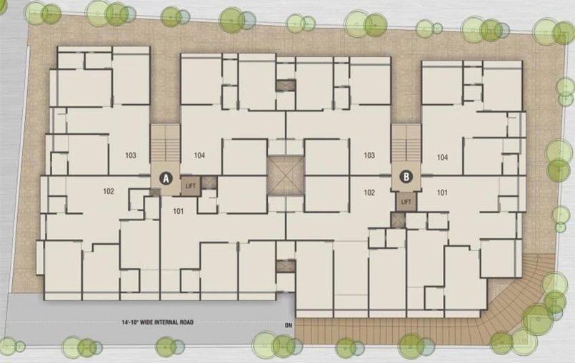 Master Plan of SP Annexe in Paldi, Ahmedabad - Image 72155