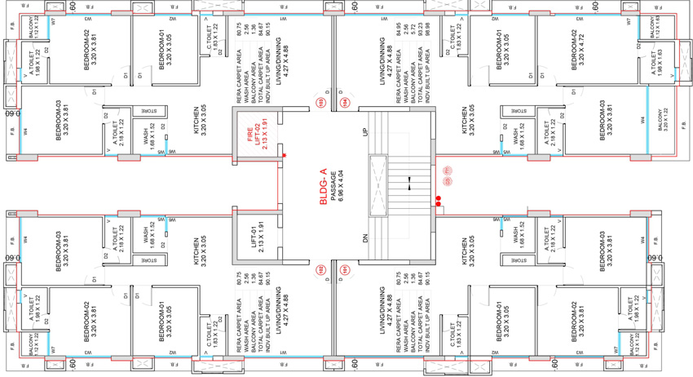 Floor Plan of Shree99 Shukan River in Variav, Surat - Image 71713