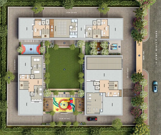 Master Plan of Veer Swastik Hills in Pal, Surat - Image 71505