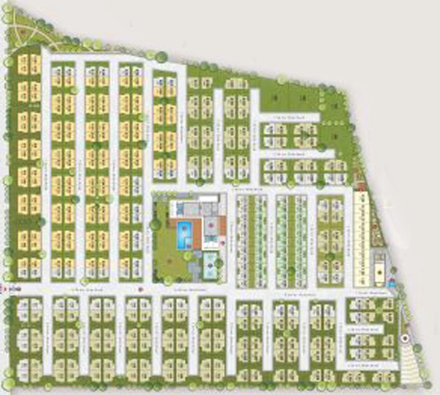 Master Plan of Blues Spring Field in Waghodia Road, Vadodara - Image 103427