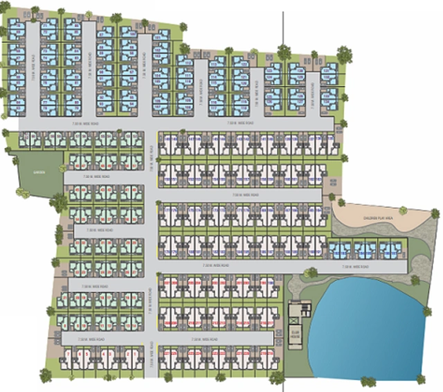 Master Plan of Jala Sanskruti Aangan in Bill, Vadodara - Image 70084