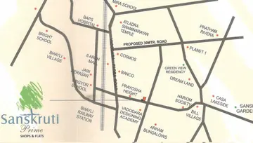 Location of Jala Sanskruti Prime - Image 70634