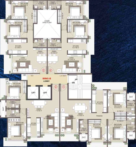 Floor Plan of Dreamax Parkside in Andheri East, Mumbai - Image 23576