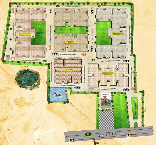 Master Plan of Agrani Daffodils City in Mahuabagh, Patna - Image 74722