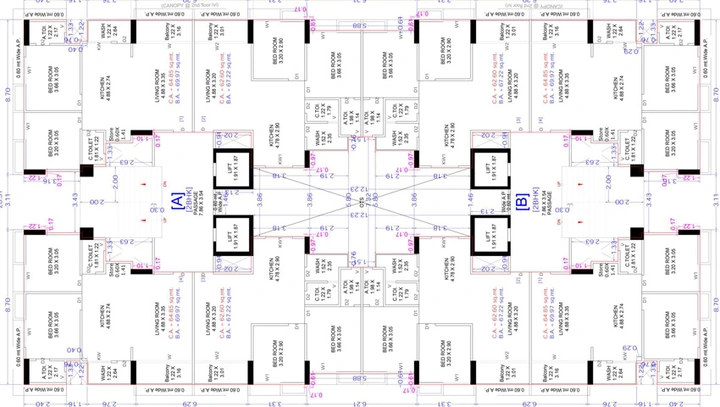 Floor Plan of Harikrushna Sakar in Mota Varachha, Surat - Image 70768
