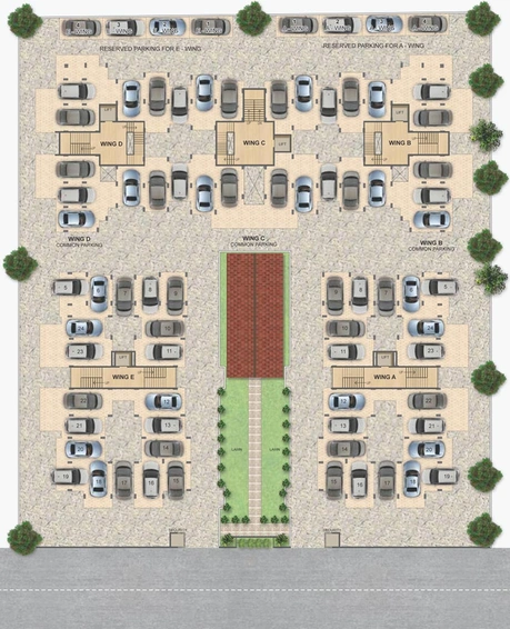 Master Plan of Roongta Shree Tirumala Aastha in Indira Nagar, Nashik - Image 72048
