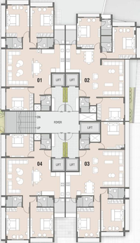 Floor Plan of Swara Sanidhya in Naranpura, Ahmedabad - Image 72444