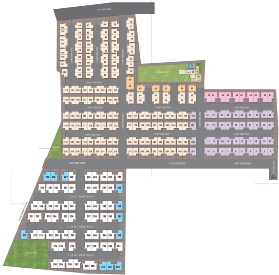 Master Plan of Avadh Upvan 2 in Atladara, Vadodara - Image 70652