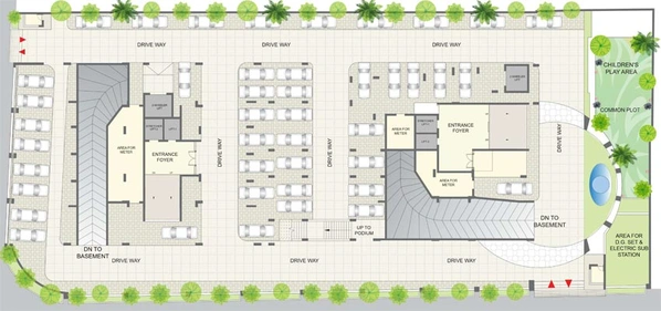 Master Plan of Swara Nandini Skyview in Vasna, Ahmedabad - Image 70137