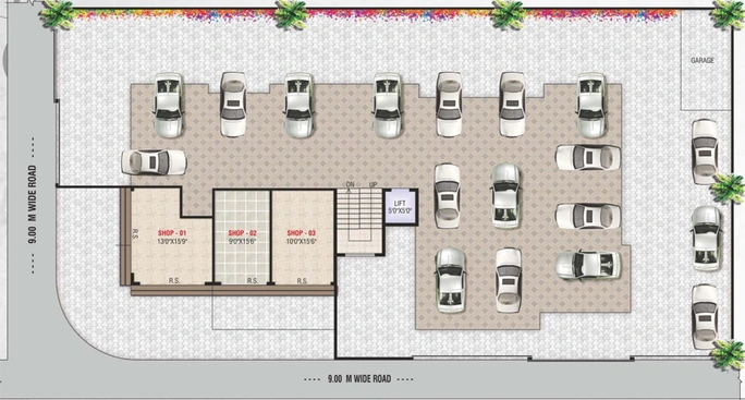Master Plan of Orchid Rudraksh Residency in Satpur Colony, Nashik - Image 70144