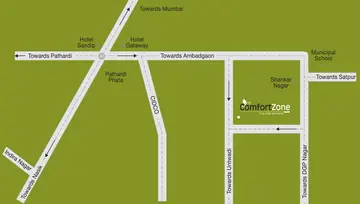 Location of Sanklecha The Comfort Zone - Image 72565