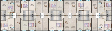 Floor Plan of Rishi Laxmi Park in Palase, Nashik - Image 72559