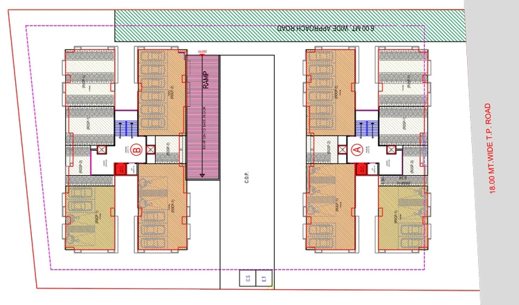 Master Plan of Raghav Meera Platina in Althan, Surat - Image 70644
