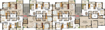 Floor Plan of Harshal Sai Krupa Residency in Makhmalabad, Nashik - Image 72384