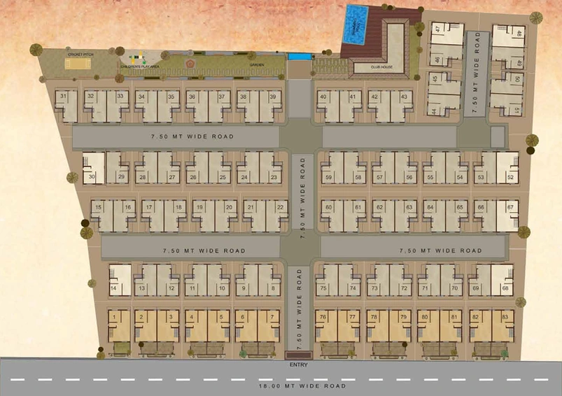 Master Plan of Darshanam Revanta in Gotri, Vadodara - Image 71007
