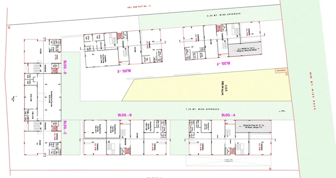 Master Plan of Bhavya Ambience in Vesu, Surat - Image 70573