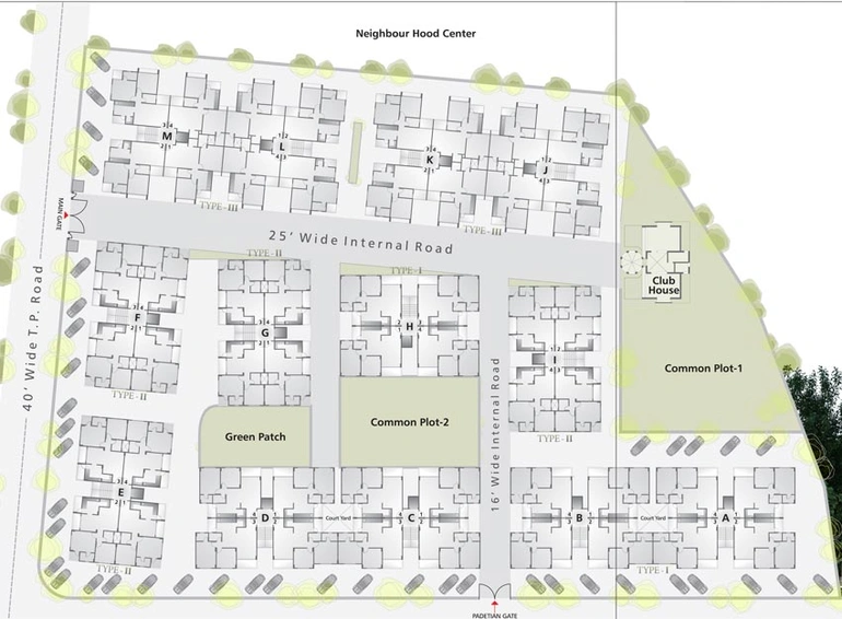 Master Plan of Dharmadev Neelkanth Orchid in Bopal, Ahmedabad - Image 73045