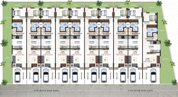 Master Plan of Vibrant Gopal Park in Pathardi Phata, Nashik - Image 70161