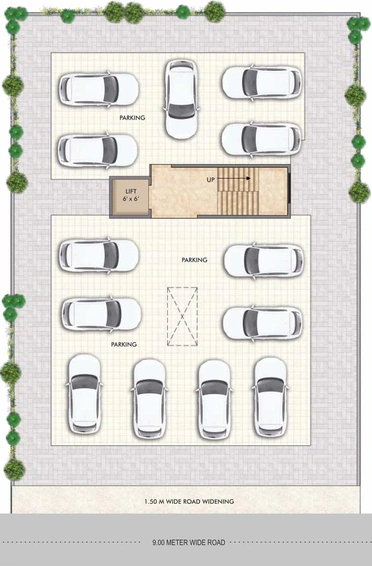 Master Plan of Dhamne Shriniwas Apartments in Indira Nagar, Nashik - Image 72091