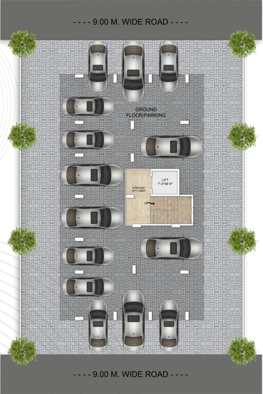 Master Plan of Harshal Sulalit Heights in Mhasrul Gaon, Nashik - Image 72418