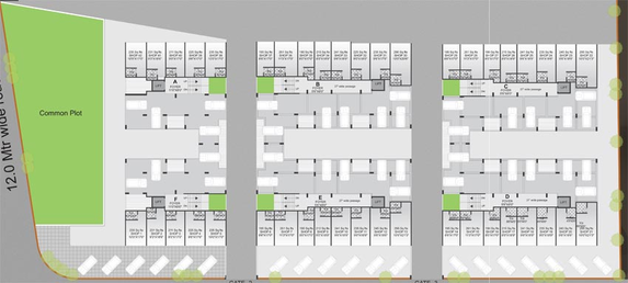 Master Plan of Dharmadev Swaminarayan Park 6 in Narol, Ahmedabad - Image 72927