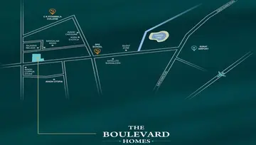 Location of Pink The Boulevard Homes - Image 101981