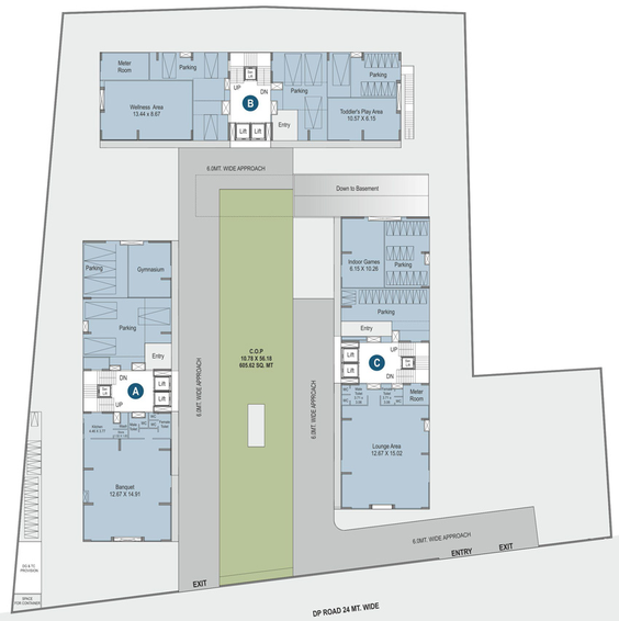 Master Plan of Pink The Boulevard Homes in Dumas Road, Surat - Image 101982