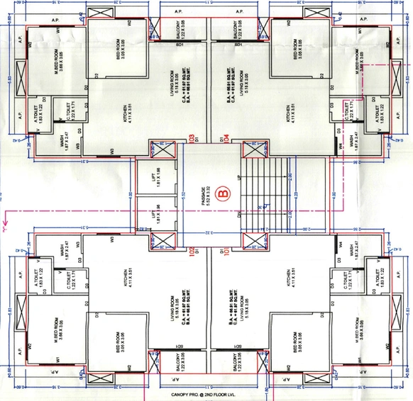 Floor Plan of Varni Siddheshwar Sky in Valak, Surat - Image 71206