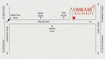 Location of Ravi Aakar Omkaar Residency - Image 71821