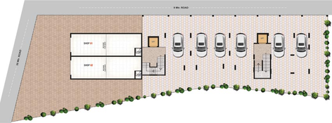 Master Plan of Ravi Aakar Omkaar Residency in Anandvalli, Nashik - Image 71823