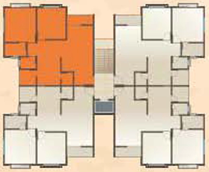 Floor Plan of Ananta Samruddhi in Ajwa Road, Vadodara - Image 102808