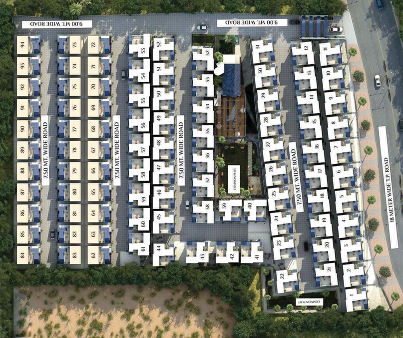 Master Plan of Ananta Savera in Atladara, Vadodara - Image 70662