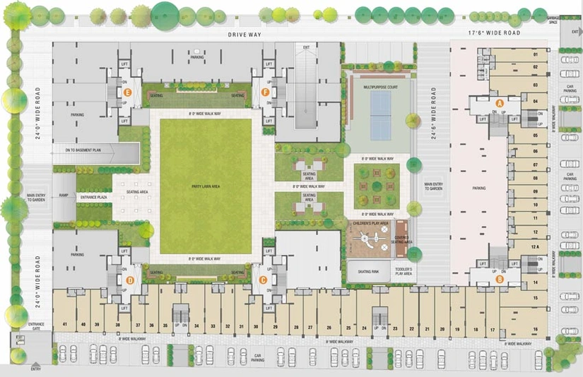 Master Plan of Shaligram Square in Gota, Ahmedabad - Image 70207