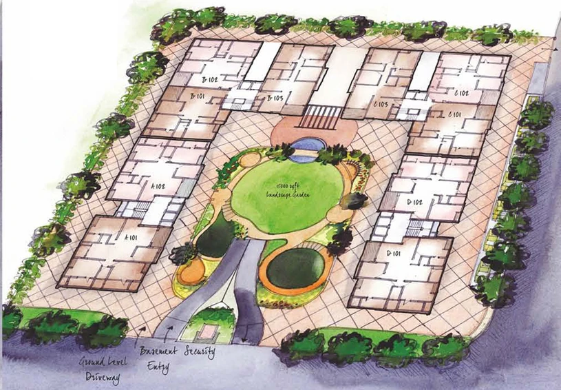 Master Plan of Prapti Spring Retreat 4 in Bhayli Road, Vadodara - Image 70912