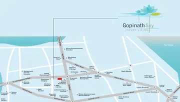 Location of Vasudev Gopinath Sky - Image 71432