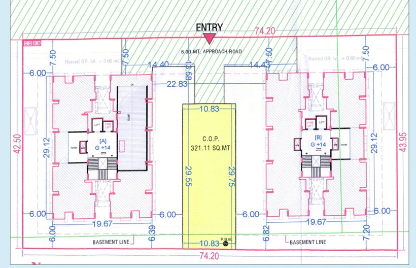 Master Plan of Vasudev Gopinath Sky in Katargam, Surat - Image 71434