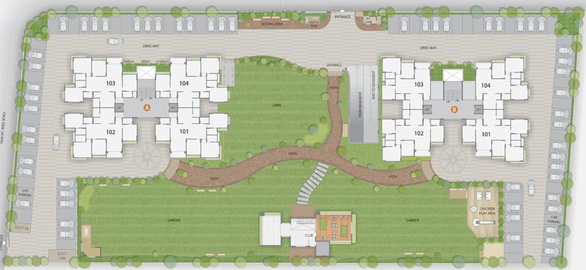 Master Plan of Shaligram Plush in Thaltej, Ahmedabad - Image 73586