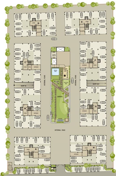 Master Plan of Shaligram Flora in Thaltej, Ahmedabad - Image 70219