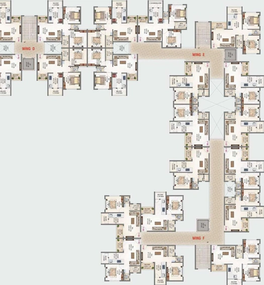 Floor Plan of IND Significant in Indira Nagar, Nashik - Image 72124